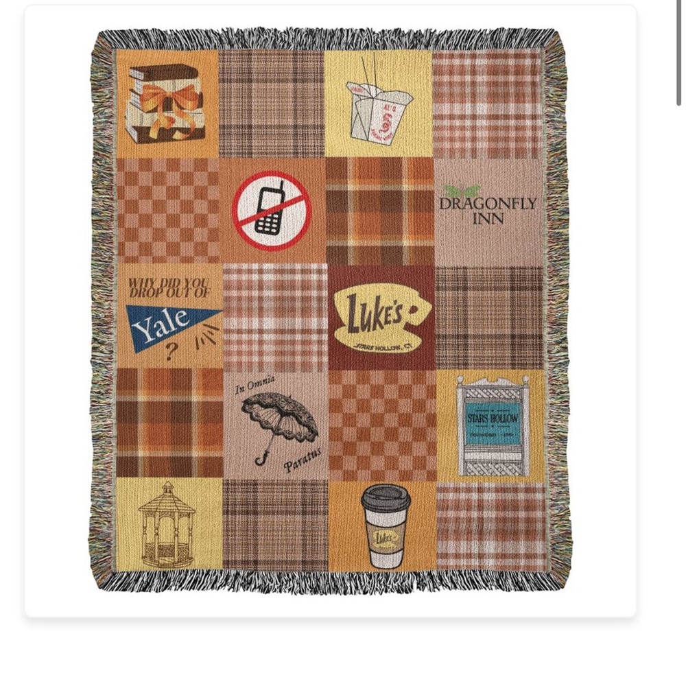 Gilmore Girls blanket (NWOT)
